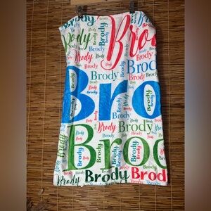 Throw little name name‎ BRODY 30x39”